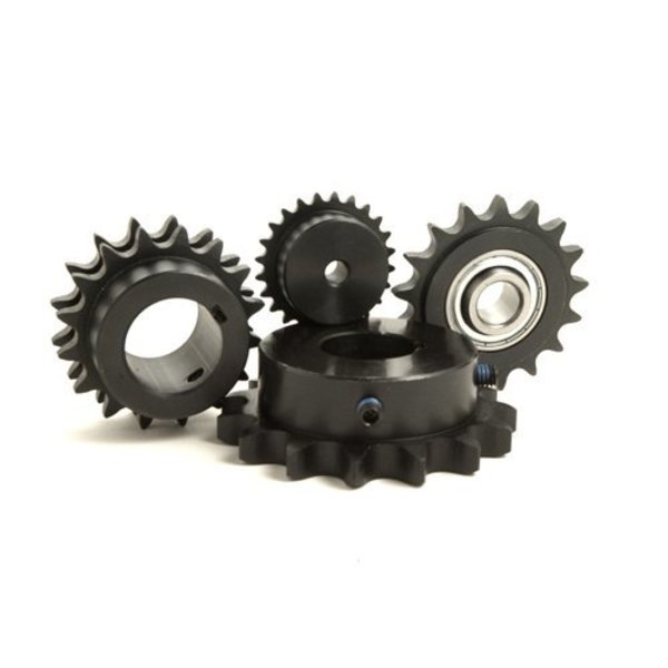 Tritan Sprocket, Double, 1/2-in. Pitch, 24 Hardened Teeth, 1 1/2-in. Finished Bore with Keyway & Set Screws D40BS24H X 1 1/2
